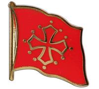 Digni Pin's (épinglette) Drapeau France Midi-Pyrénées - 2 x 2 cm