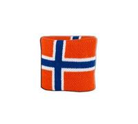 Digni® Poignet éponge avec Drapeau Norvège, Pack de 2