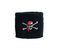 Digni® Poignet éponge avec Drapeau Pirate avec Foulard