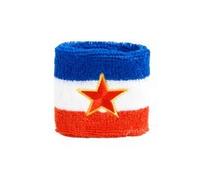 Digni® Poignet éponge avec Drapeau Yougoslavie Ancien, Pack de 2