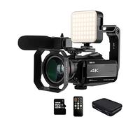 DIGNIFE Caméra vidéo, Caméscope de caméra vidéo 4k 60fps Az30 Caméscope numérique avec Microphone Infrared Vision Night Vision Professionnel Vlogging Caméras for Blogger