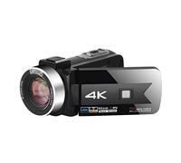 DIGNIFE Caméra vidéo, Caméscope de caméra vidéo 4K Ultra HD 56MP 3.0 Pouce 16x Zoom numérique Ivre Caméscope enregistreur Vlogging de Vision Nocturne(128G SD Card,Blanc)