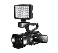 DIGNIFE Caméra vidéo, Caméscope de caméra vidéo 4K WiFi 4 8MP Caméras de vlogging for Enregistrement Vlog Recordage 30x Zoom 3.0inch Tactile Ivre Enregistreur de Vision Nocturne(64G SD Card,Groen)