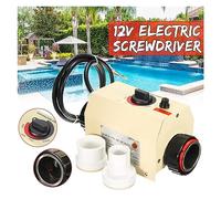 DIGNIFE Chauffe-Piscine, 3KW/2KW Piscine & Spa Bain À Remous El Ectric Chauffe-Eau Thermostat(3KW)