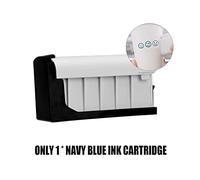 DIGNIFE Imprimante Portable, PrintPods Imprimante de Poche Mini imprimante de Tatouage à Jet d'encre Portable avec Cartouche d'encre Connexion WiFi(Only Navy Blue Ink)