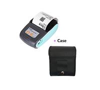 DIGNIFE Imprimante Portable, Thermique Portable BT 4.0 Imprimante de réception Mini imprimante imprimante de Taxi Mobile 58mm Machine(Blauw)