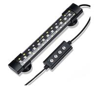 DIGNIFE Lampe d'aquarium, Lumières de corail for Aquarium 24/7 étanche à spectre complet Aqua lampe d'eau douce WRGB LED Aquarium lumière plante grandir éclairage(38CM 10W)