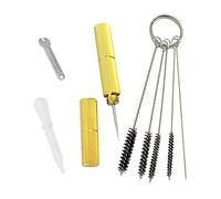 DIGNIFE Pulvérisateur de peinture, Kit d'aérographe Mini compresseur Set Simple Action Spray Pistolet à pulvériser for maquillage Décoration coiffure Coupe du visage Coupe du visage remplaçable(G)