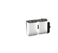 DIGNIFE Vaporisateur de Sauna, Sauna Salle Sauna poêle ménage Petit Acier Inoxydable Sueur poêle à Vapeur Chauffage équipement de Chauffage hammam Sec chaudière Murale température constante(3K)