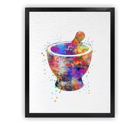 Dignovel Studios 11X14 Pharmacien sans cadre Pilon et mortier Pharmacie