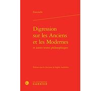 Digression sur les Anciens et les Modernes