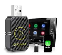 DigScape Adaptateur CarPlay sans fil, convertit CarPlay filaire en sans fil, USB C/A, Plug and Play, pour voitures 2016 et pour iPhone iOS 10+