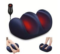 DigScape Masseur électrique de pieds, masseur de jambes avec chaleur, massage shiatsu des pieds et rouleau de mollet, pétrissage des tissus profonds de la cheville, favorise la circulation sanguine