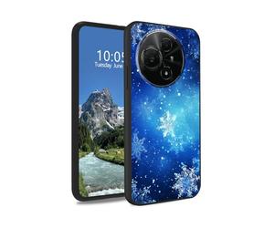 DIGTIALL Coque de protection en TPU pour TCL 605/TCL 60 SE 17 cm - Fine - En silicone TPU souple - Résistante aux chocs et antidérapante - Pour homme et femme - Pour TCL 605/TCL 60 SE - Flocons de