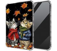 DIGTIALL Coque de protection ultra fine en TPU pour liseuse Kobo Elipsa 2E 10,3" (10,3 pouces) - Transparente et antidérapante - Motif chat blanc et marron