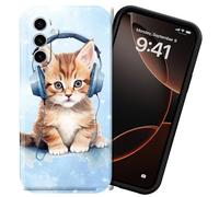 DIGTIALL Coque de téléphone pour Samsung Galaxy A25 5G 6,4 pouces - Coque en polycarbonate rigide - Protection complète antichoc - Coque de protection pour Samsung Galaxy A25 5G, flocons de neige et
