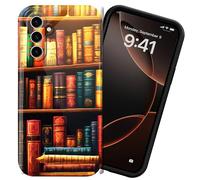 DIGTIALL Coque de téléphone pour Samsung Galaxy S26 Plus 6,7 pouces - Coque rigide en polycarbonate - Protection complète contre les chocs - Pour Samsung Galaxy S26 Plus, bibliothèque vintage