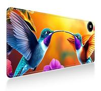 DIGTIALL Tapis de souris chauffant, tapis de bureau chaud, 80 x 33 cm, tapis de clavier chauffant en cuir synthétique avec 3 niveaux de chauffage et arrêt automatique pour bureau à domicile, deux