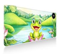 DIGTIALL Tapis de souris chauffant, tapis de bureau chaud, 80 x 33 cm, tapis de clavier chauffant en cuir synthétique avec 3 niveaux de chauffage et arrêt automatique pour la maison et le bureau