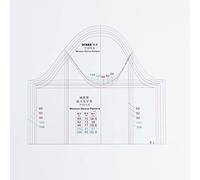 DIHAN Femmes Manches Multi L Taille Vêtement Modèle Basique Vêtement Règle Design Mode Couture Règle Design École Étudiant Teching Vêtements Dessin Quilting Règle Tailleur Règle (Y101LS Femmes Manches