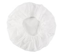 Diheohg 1Pcs Bonnet de Douche ImperméAble Domestique, Bonnet de Bain, Ensemble de Cheveux de Bonnet de Douche éLastique pour HôTel (Blanc)