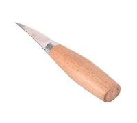 Diheohg 1PCS Ensemble de Couteau à Sculpter en Acier Inoxydable avec Manche en Bois de Hêtre -, Idéal pour les Débutants en Sculpture. Spécialité et Réutilisable.