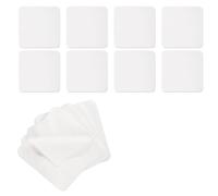 Diheohg 20 Pièces Chiffons de Chamois, 3,9x3,9 Pouces Outils de Poterie Chamois Chiffon de Nettoyage de Chamois Doux Outils de Poterie de Chamois de Poterie