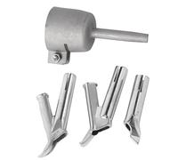 Diheohg 4 Pièces/Ensemble 8mm Buse de Soudage à Vitesse Ronde et Triangulaire Buse de Fixation pour Soudeuse à Air Chaud Torche de Soudage Tiges en Plastique