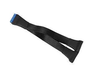 Diheohg Carte MèRe Carte MèRe USB3.0 19Pin 20Pin 19-Pin 20-Pin 1 à 2 Câble D'Extension de Puissance 12CM