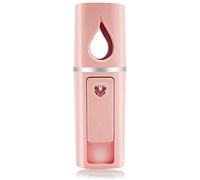 Diheohg Extensions de Cils D'Atomisation Faciale Nano Mister Mini Steamer avec Miroir Rose