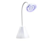 Diheohg Lampe à Ongles UV LED Sans à Durcissement, Col de Cygne Rechargeable, Lampe UV Gel X Light pour Vernis à Ongles en Gel