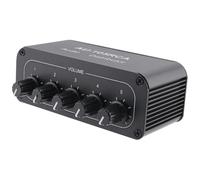 Diheohg MéLangeur Audio StéRéO 1 EntréE 5 Sorties Distributeur de Multicanal Interface pour Amplificateurs de Puissance