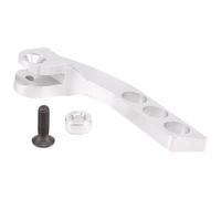 Diheohg MéTal 4 Trous ÉMetteur ÉQuilibreur de Courroie de Cou Ajusteur pour Futaba Radiolink X9D TéLéCommande RC, Argent Vertical