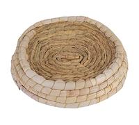 Diheohg Nid d'oiseaux Tisses A La Main Feuilles De mais Et Incubation sur Lit De Paille Cour Maison D'Elevage pour Pigeon/Lapin/Lapin/Colombe/Chinchillas/Cochons D'