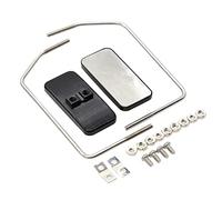 Diheohg RéTroviseur en MéTal pour 1/10 Voiture sur TéLéCommandéE TRX4 D90 SCX10 1/14 Truck Man Pièces de Mise à Niveau