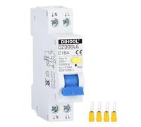 DIHOOL 16A 1P+N largeur 18mm 30MA type A 230V/AC disjoncteur de courant résiduel RoHS interrupteur fusible automatique