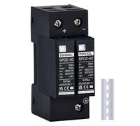 DIHOOL Protecteur de surtension Solaire photovoltaïque, Protecteur de surtension DC 2P 40kA 800V, Protecteur de surtension de Protection Contre la Foudre