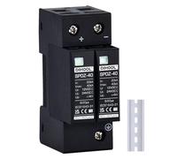 DIHOOL Protection Contre Les surtensions Solaire photovoltaïque DC 12V, parafoudre de Protection Contre Les surtensions Domestique 2P 40kA