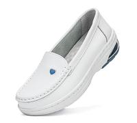 Dihou88 Chaussures d'infirmière pour Femmes, Chaussures médicales à Enfiler, antidérapantes, Confortables et décontractées, avec Technologie de Protection Contre la Marche(Blue,39 EU)