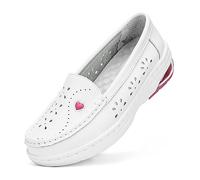 Dihou88 Chaussures d'infirmière pour Femmes, Chaussures médicales à Enfiler, antidérapantes, Confortables et décontractées, avec Technologie de Protection Contre la Marche(Pink 1,41 EU)