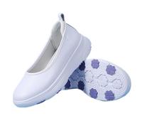 Dihou88 Chaussures d'infirmière pour Femmes, légères, antidérapantes et Respirantes, idéales pour Le Personnel médical et Les médecins travaillant Longtemps Debout(White,41 EU)