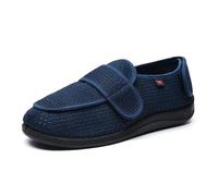 Dihou88 Chaussures pour neuropathie pour Femmes, Chaussures légères et réglables, Chaussures Extra Larges pour Femmes, Chaussures Respirantes et Confortables(Blue,40 EU)