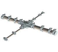DIHR Bras de lavage pour lave-vaisselle Dihr GS50, LP1-800, Electron500, tro500S, LP1, Kromo LUX-60, AQUA-50, K70, KP151, AQUA-80
