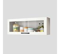 DIHRVTHC Buffet Mural, Armoire à Pharmacie, Meuble de Rangement Flottant, Style Ferme Moderne, Organiseur de Rangement pour médicaments, pour Cuisine, Salle à Manger, Salle de Bain et Salon(80cm)