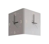 DIHRVTHC Horloge Murale Design Scandinave Décoration Murale pour Salon et Entrée Pendule Silencieuse à Quartz sans Bruit pour Intérieur Contemporain Maison Appartement(C-Style-t)