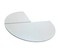 DIHRVTHC Plateau de Table Rond Pliable Grand Format,Plateau Multicouche résistant et Pliable à Plat, idéal pour Les Repas, Surface de Remplacement pour l'intérieur et l'extérieur.(Style-q,140cm)