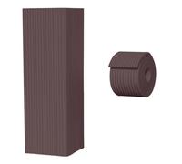DIHRVTHC Protection Colonne Garage,Mousse de Protection Anti-Collision Épaisse, Pare-Chocs pour Poteau sous-Sol et Parking, Adhésif Puissant(Brown,8"*393")