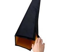 DIHRVTHC Rembourrage de Poteau de Basket Protection de Colonne en Mousse Épaisse pour Poteau Rond et Carré Protection Anti-Choc Imperméable pour Extérieur et Garage(Nero,7.5"x7.5"/19x19cm)