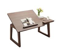 DIHRVTHC Table Basse Pliante Japonaise, Table à thé Tatami Pliable (sans Montage), abattants Gain de Place, Table rectangulaire au Sol pour Petits espaces(Style-t,70cm)