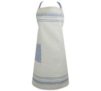 DII 100% coton, Français à rayures Tablier de chef avec tour de cou réglable et tour de taille Ties, tendance Chef Tablier de cuisine est lavable en machine, idéal pour la cuisine, Pâtisserie, Barbequing, et bien plus encore